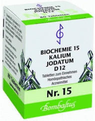 Bombastus Biochemie 15 Kalium Jodatum D 12 Tabletten (80 Stk.)