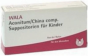 Wala-Heilmittel Aconitum / China comp. Kinder Suppositorien (10 x 1 g)