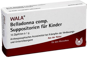 Wala-Heilmittel Belladonna Comp. Kindersuppositorien (10 x 1 g)