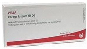 Wala-Heilmittel Corpus Luteum Gl D 6 Ampullen (10 x 1 ml)