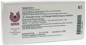 Wala-Heilmittel Testes Gl D 4 Ampullen (10 x 1 ml)