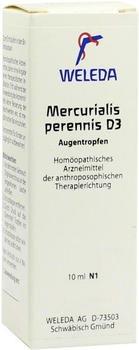 Weleda Mercurialis Perennis D 3 Augentropfen (10 ml)