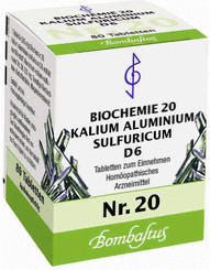 Bombastus Biochemie 20 Kalium Aluminium Sulfuricum D 6 Tabletten (80 Stk.)