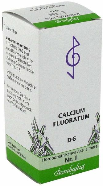 Bombastus Biochemie 1 Calcium Fluoratum D 3 Tabletten (200 Stk.)