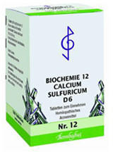 Bombastus Biochemie 12 Calcium Sulfuricum D 6 Tabletten (500 Stk.)