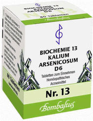 Bombastus Biochemie 13 Kalium Arsenicosum D 6 Tabletten (80 Stk.)