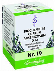 Bombastus Biochemie 19 Cuprum Arsenicosum D 12 Tabletten (80 Stk.)