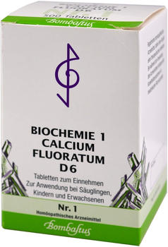 Bombastus Biochemie 1 Calcium Fluoratum D 6 Tabletten (500 Stk.)