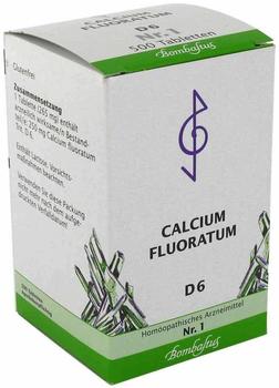 Bombastus Biochemie 1 Calcium Fluoratum D 12 Tabletten (500 Stk.)
