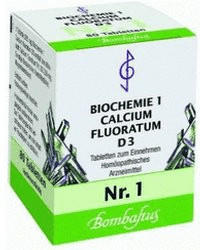 Bombastus Biochemie 1 Calcium Fluoratum D 3 Tabletten (80 Stk.)