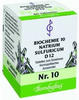 PZN-DE 01073886, Bombastus-Werke Biochemie 10 Natrium sulfuricum D 12 Tabletten...