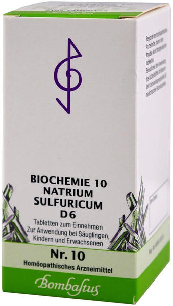 Bombastus Biochemie 10 Natrium Sulfuricum D 6 Tabletten (200 Stk.)