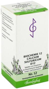 Bombastus Biochemie 12 Calcium Sulfuricum D 12 Tabletten (200 Stk.)