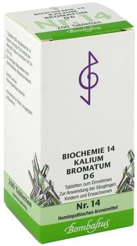 Bombastus Biochemie 14 Kalium Bromatum D 6 Tabletten (200 Stk.)