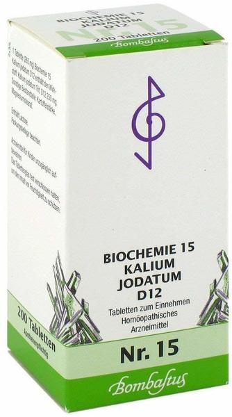 Bombastus Biochemie 15 Kalium Jodatum D 12 Tabletten (200 Stk.)