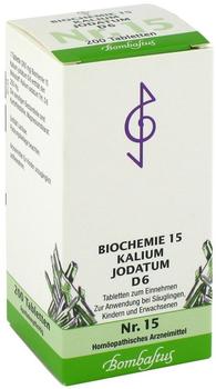 Bombastus Biochemie 15 Kalium Jodatum D 6 Tabletten (200 Stk.)