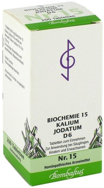 Bombastus Biochemie 15 Kalium Jodatum D 6 Tabletten (200 Stk.)