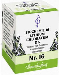 Bombastus Biochemie 16 Lithium Chloratum D 6 Tabletten (80 Stk.)
