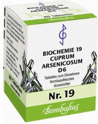 Bombastus Biochemie 19 Cuprum Arsenicosum D 6 Tabletten (80 Stk.)