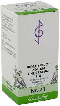 Bombastus Biochemie 21 Zincum Chloratum D 6 Tabletten (200 Stk.)