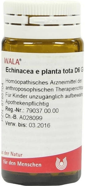 Wala-Heilmittel Echinacea E Planta Tota D 6 Globuli (20 g)