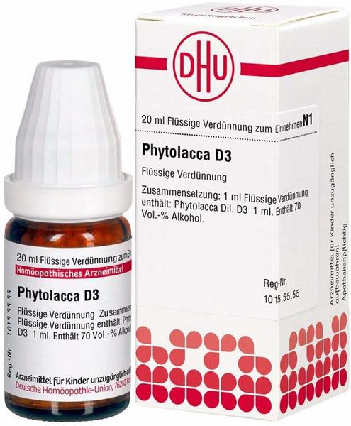 DHU Phytolacca D 3 Dilution (20 ml)