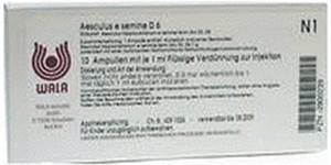 Wala-Heilmittel Aesculus E Sem. D 6 Ampullen (10 x 1 ml)