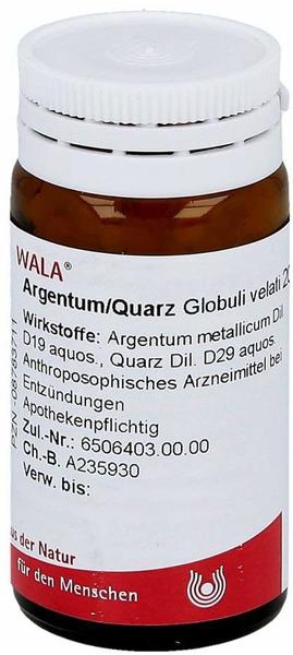 Wala-Heilmittel Argentum/Quarz Globuli (20 g)