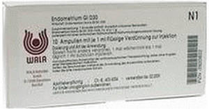 Wala-Heilmittel Endometrium Gl D 30 Ampullen (10 x 1 ml)
