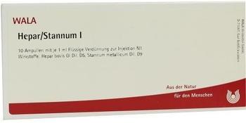 Wala-Heilmittel Hepar Stannum I Ampullen (10 x 1 ml)