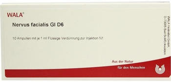 Wala-Heilmittel Nervus Facialis Gl D 6 Ampullen (10 x 1 ml)
