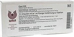 Wala-Heilmittel Opal D 20 Ampullen (10 x 1 ml)