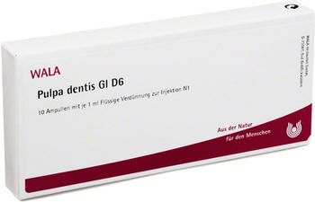 Wala-Heilmittel Pulpa Dentis Gl D 6 Ampullen (10 x 1 ml)