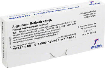 Weleda Argentum/Berberis Comp. Ampullen (8 x 1 ml)
