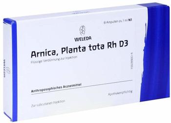 Weleda Arnica Planta Tota Rh D 3 Ampullen (8 x 1 ml)