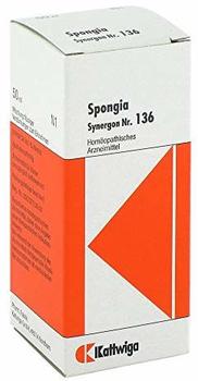 Kattwiga Synergon 136 Spongia Tropfen (50 ml)