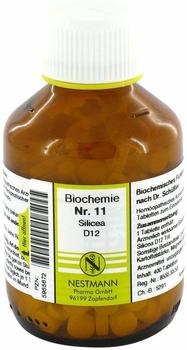 Nestmann Biochemie 11 Silicea D 12 Tabletten (400 Stk.)