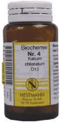 Nestmann Biochemie 4 Kalium Chloratum D 12 Tabletten (100 Stk.)
