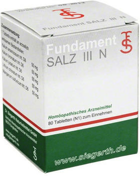 Dr. F.U.C.-H. Siegerth Fundament Salz Iii N Tabletten (80 Stk.)