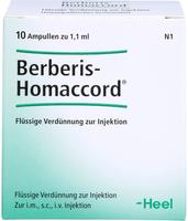 PZN-DE 00117742, Biologische Heilmittel Heel Berberis Homaccord Ampullen 10 St
