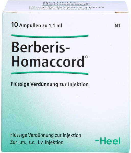 Heel Berberis Homaccord Ampullen (10 Stk.)