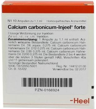 Heel Calcium Carbonicum Injeele Forte (10 Stk.)