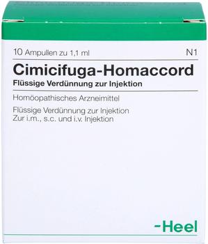Heel Cimicifuga Homaccord Ampullen (10 stk.)