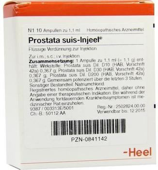 Heel Prostata Suis Injeele (10 Stk.)