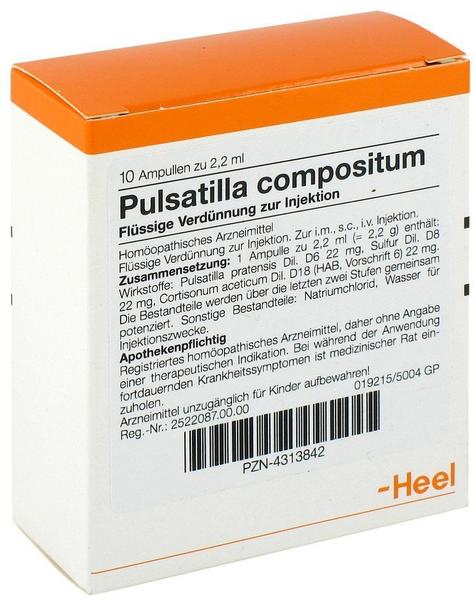 Heel Pulsatilla Comp. Ampullen (10 Stk.)