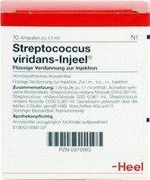 Heel Streptococcus Viridans Nos. Injeele (10 Stk.)