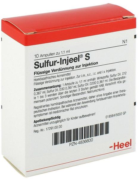 Heel Sulfur Injeele S (10 Stk.)