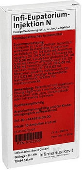 Infirmarius Infi Eupatorium Injektion N (10 x 1 ml)