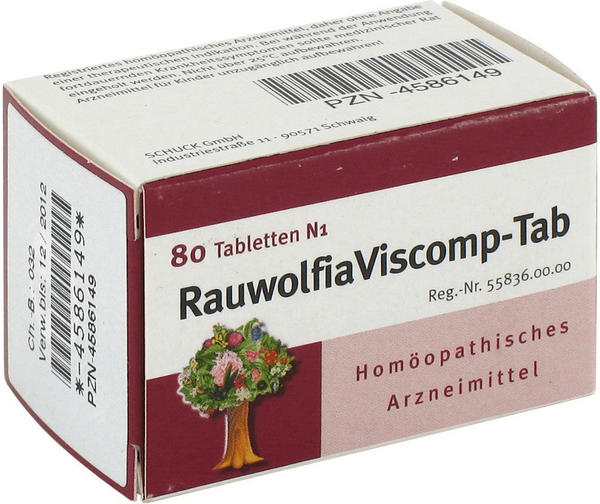 Schuck Rauwolfiaviscomp Tab Tabletten (80 Stk.)