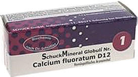 Schuck Schuckmineral Globuli 1 Calcium Fluor. D 12 (7,5 g)